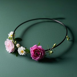 Pack of 9 Metal Rings for Crafts, Metal Ring (20, 25 & 30 cm), Metal Ring Black, Suitable for Wedding Garland Decoration, DIY Crafts, Dream Catchers, Flower Arrangements etc. (Black)