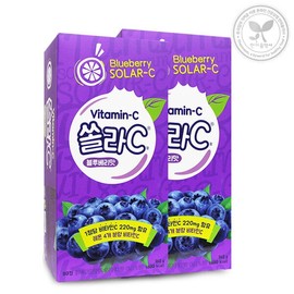 고려은단 쏠라씨 160정 블루베리맛 비타민C Korea Eundan Solassy 160 Tablets Blueberry Flavor Vitamin C