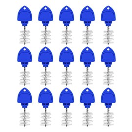 15 Beer Faucet Tap Plug Brush for Beer Faucet Plug Draft Beer Tap Cover Tap Plugs Beer Brush Plugs Beer Faucet Brush Caps Cover Beer Faucet Kegging Tap Cleaning Brush- 15 Pack keg Beer Tap Brush Plug