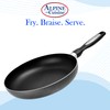 Alpine Cuisine Fry Pan Aluminum 3pc Nonstick Coating, High-Quality Frying