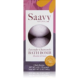 SAAVY Lavender Chamomile Bath Bomb, 340 GR