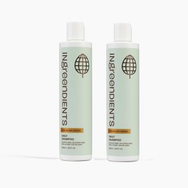 Non Toxic Vegan Shampoo with Organic Ingredients, Apple Cider Vinegar & Tea Tree Oil - Sulfate Free, Color Safe, Paraben Free, Gluten Free, Cruelty Free, pH Balanced (2-Pack)