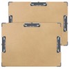Acocony 11x17 Clipboard Three Clips with Metal Corners 2-Pack