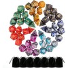 49 Pieces DND Dice Set, Polyester D&D Dice and Role