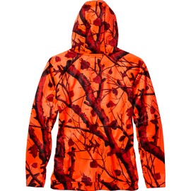 Legendary Whitetails Men's Size HuntGuard Bullfrog Technical Softshell Gaiter Hoodie, Big Game 360 Blaze Orange, Large Tall