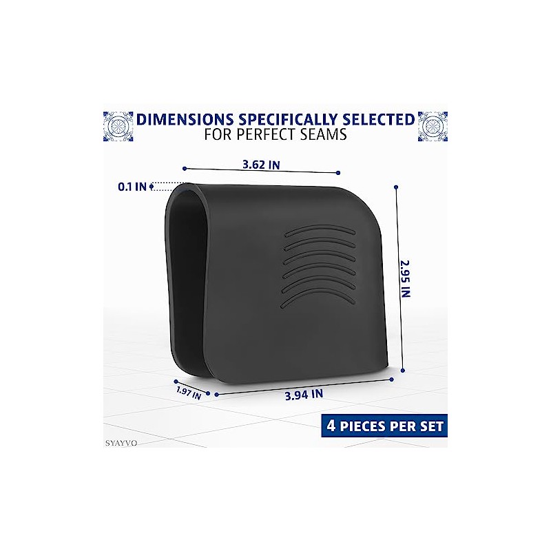 4 Pcs Grout Tool Applicator – Tile Tools for Smooth