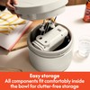 bella 3.5 Qt Hand Blender & Stand Mixer, 2 in