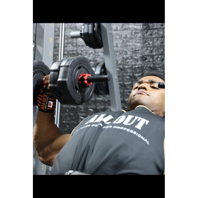 ALLOUT Wrist Wraps, Muscle Training, Weight Training, Unisex, Genuine, 18