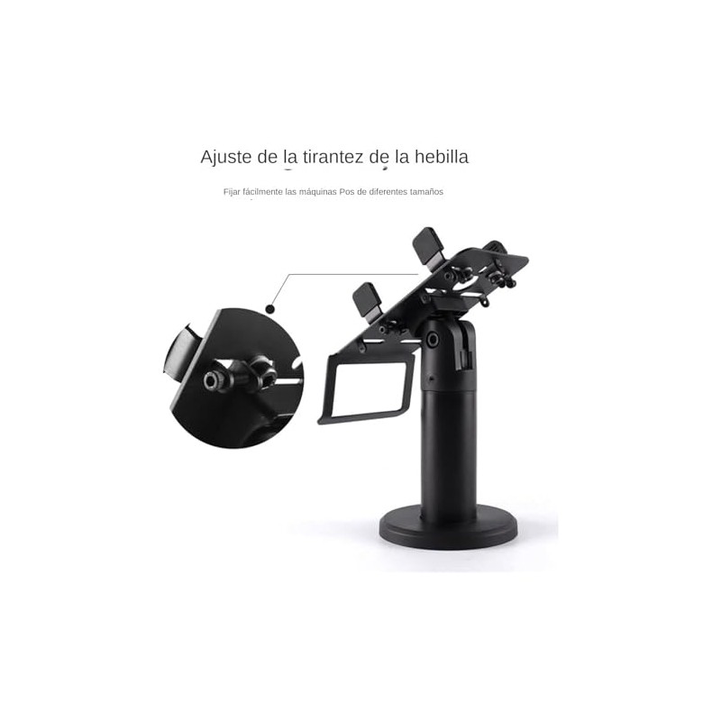 Genérico Soporte para POS - Base Giratoria 360 Grados Ergonómica,Soporte