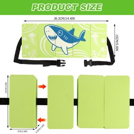 Swimming Belt Children 3-6 Years, Adjustable Swimming Belt Kids Swimming Aid with 5 EVA Swimming Pads, Swimming Belt for Knder 15-30 kg (Green)