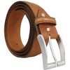 BELTINGER Full Cowhide Leather Belt with Stitching 4 cm Leather