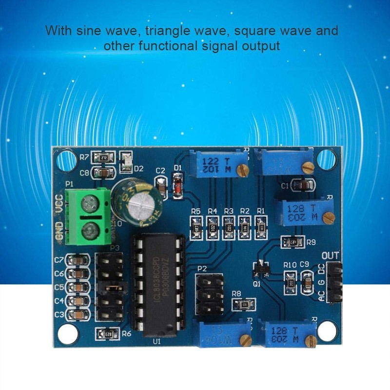 Signal Generator Module ICL8038 Medium Low Frequency Sine Wave Triangle