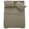 Lux Decor Full Sheet Set - 4 PC Brushed Microfiber