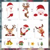 H HOME-MART 9 Sheets Christmas Decorations Window Clings,Reusable 248 pcs