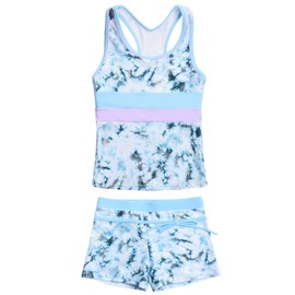 JerrisApparel Traje de baño de Dos Piezas para niña pequeña