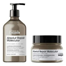 Loreal Absolut Repair Molecular Shampoo 500ml Mascara Chica                                                                                           
