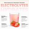 310 Nutrition Electrolyte Powder Strawberry Flavor Pack Of 30 Zero