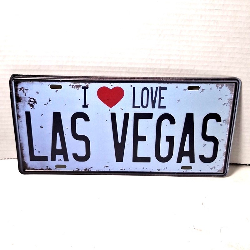 I Love Las Vegas Novelty License Plate Souvenir