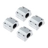 Fasizi 4pcs SCS6UU 6mm Linear Motion Ball Bearing Slide Unit