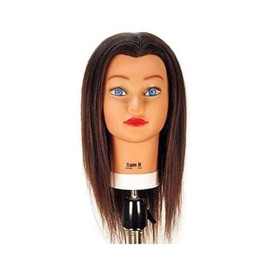 Celebrity Sam II Cosmetology Human Hair Manikin, Brown