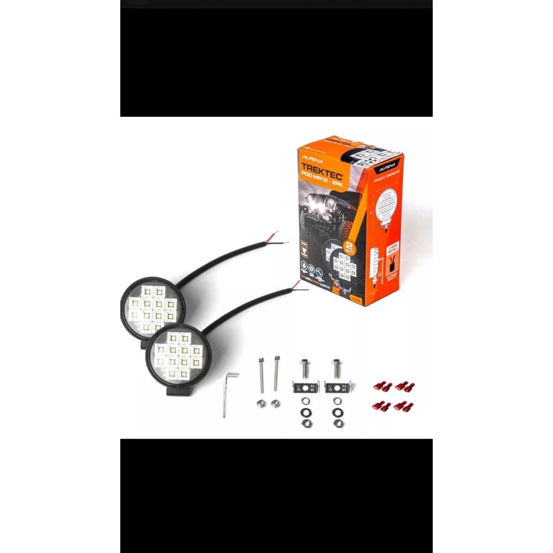 Alpena 2PK Alpena TrekTec New LED Pod Spotlight MR12, +wireless
