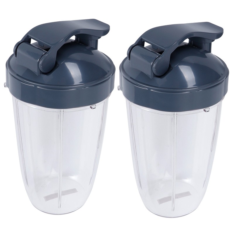 24OZ Transparent Blender Cup Container Lid Set Replacement Fit for