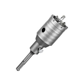 SALI Carbide Hole Saw Drill Bit 50mm with 110mm SDS Plus Adapter, Tungsten Carbide Teeth Cement Hole Saw for Concrete Cement Brick Wall Stone