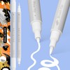 ARTISTRO 2 White Dual-Tip Acrylic Paint Pens - Multisurface Markers