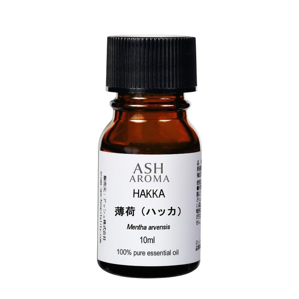 ASH Thin Load, Hakka Essential Oil, 0.3 fl oz (10 ml), AEAJ Display Standard Certified Essential Oil, Japanese Type Thin Load, Japanese Hakka Oil