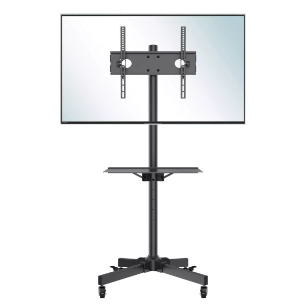 BONTEC Mobile TV Stand with Tilt, Rolling TV Stand Fits