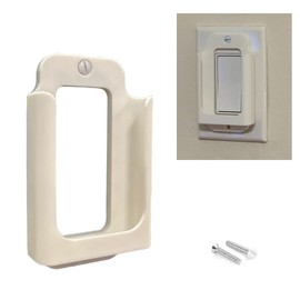 Wall Mount Remote Control Holder for Minka Aire RCS & RC Series Ceiling Fans, White, Made in USA (Wall Mount)