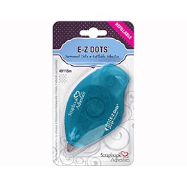 3L Scrapbook Adhesives E-Z Dots Refillable Permanent Runner Dispenser, 43 Feet