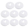 sourcing map Pipe Flange 13 mm Polypropylene Radiator Shield Water
