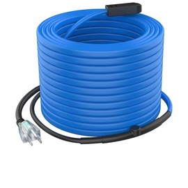 3-100ft Heat Tape for Pipe Heating,Roof & Gutter De-icing,Snow Melting,with Self-Regulating Build-In Thermostat, Freeze Protection, Energy-Saving,UL Certified Heat Trace Cable(6FT)