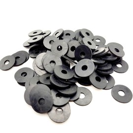 1/4" ID Rubber Flat Washers 3/4" OD 1/16" Thick Sealing Spacer 1/4 x 3/4 x 1/16 (Pack Size: 24 Pack)