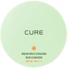 Kim Jeong-moon Aloe Cure Aqua Mild Cooling Sun Cushion 25g (SPF50+) Sunpact Tone-up Sun Cushion / 김정문알로에 큐어 아쿠아 마일드 쿨링 선쿠션 25g(SPF50+) 썬팩트 톤업 선쿠션