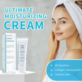 Crema Hidratante Ultimate - Colágeno +ácido Hialurónico 100g