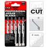 15 x TopsTools T101D 100mm Jigsqw Blades Designed for Clean