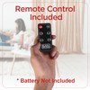 BLACK+DECKER Oscillating Space Heater, Portable Heater with Remote Control, Ceramic