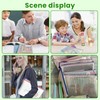 NICKLIN Pack of 6 Document Wallets A4 Document Folder Transparent