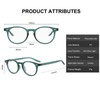 Long Keeper Blue Light Filter Glasses Women Men Retro Round