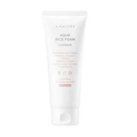 S-Nature Aqua Rice Mildly Acidic Cleansing Foam 160ml x 5 / 에스네이처 아쿠아 라이스 약산성 클렌징폼 160ml x 5개