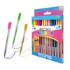 Mitama Glitter Fluo Rainbow Gel Pen - 13 Piece Case