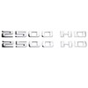 Generic 2X 2500 HD Chrome Silver Badge Emblem - Set