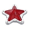 Unbranded 1PCS Red STAR Shaped Side Marker / Accessory /