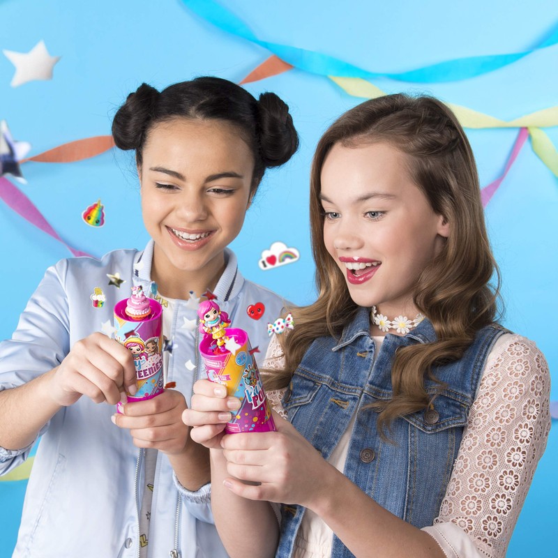 Party PopTeenies 6044093 "Double Surprise Poppers Toy, Multicolor