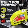 Motorcycle Disc Brake Alarm Lock for Theft Deterrence – 110dB