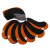 10Pcs/set Leather Golf Club Iron Head Covers Golf Putter Club