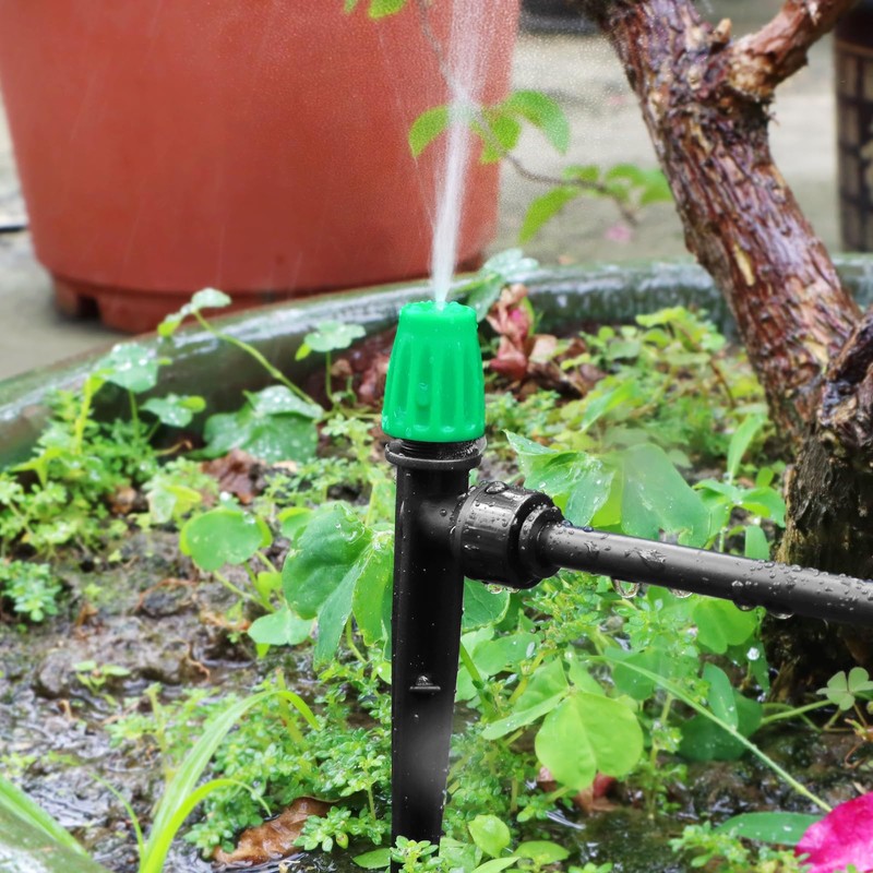 Kalolary 30pcs Irrigation Dripper 360 Degree Fan Sprayer Dripper Dripper