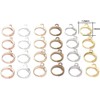 20 ganci per orecchini in rame, 14 × 12 mm,